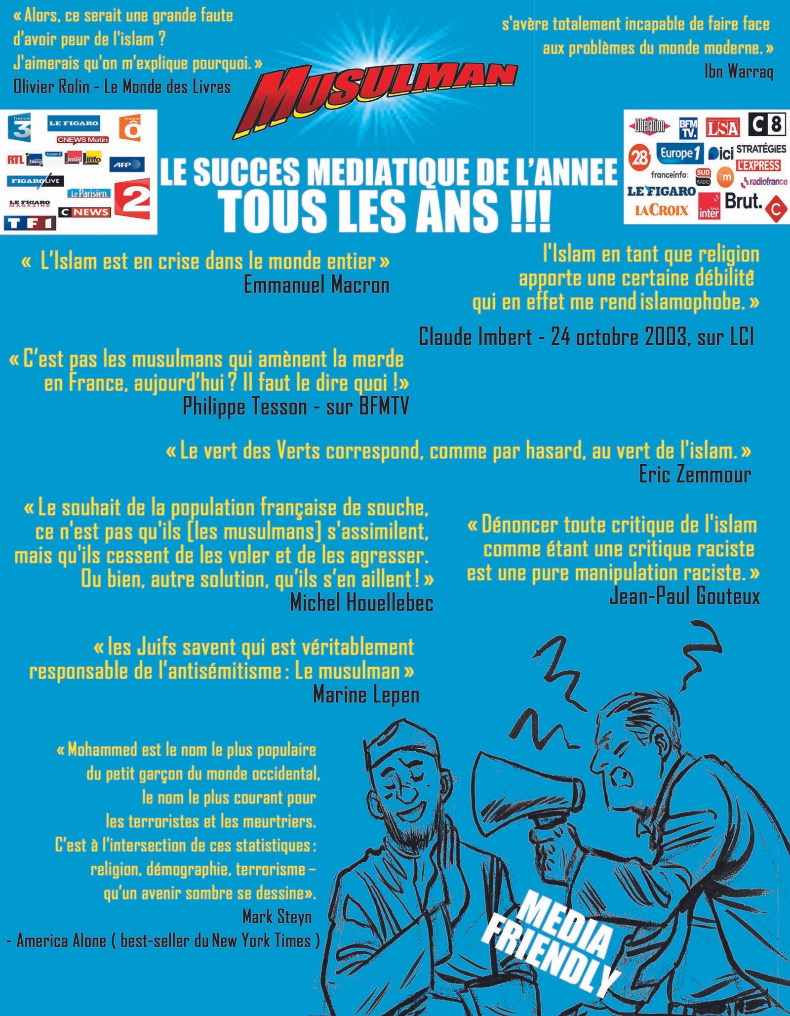 Musulman - Omniprence médiatique